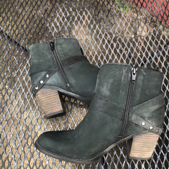 MATISSE Harney Harness black Leather Moto Ankle Boots - Picture 9 of 9